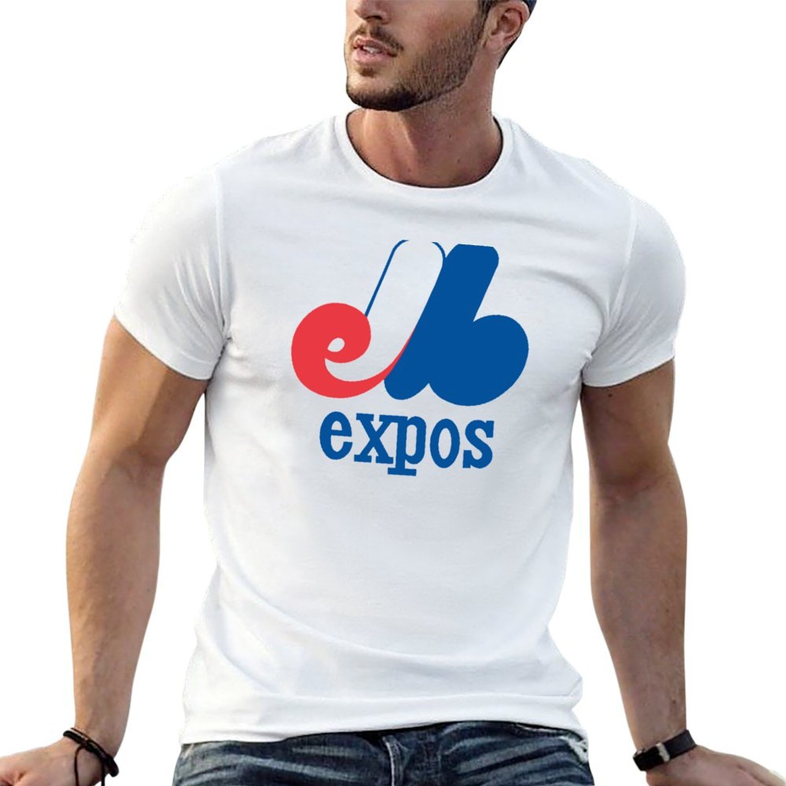 Vintage Fashion Expo - มอนทรีออลเบสบอล - เสื้อยืดวินเทจเอ็กซ์โปสแฟชั่นแนวสตรีทเสื้อยืดลำลอง