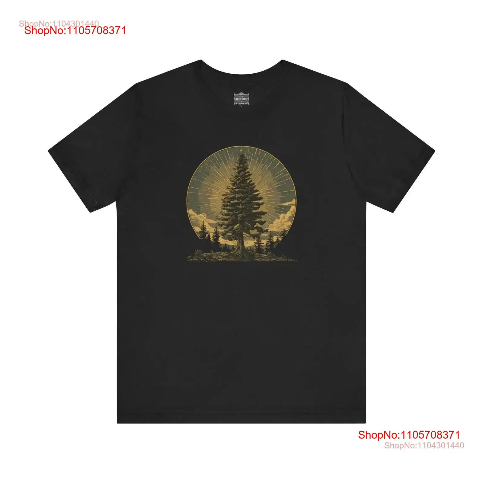 Vintage Fashion Icons - เสื้อยืดเจอร์ซีย์ลายป่าไม้สีเขียวอมเขียว แรงบันดาลใจจากธรรมชาติ ไอคอนแห่งป่าไม้ เสื้อสำหรับคนรักกิจกรรมกลางแจ้ง สไตล์วินเทจฟอกสี แฟชั่นสตรีทแวร์สำหรับทุกเพศ