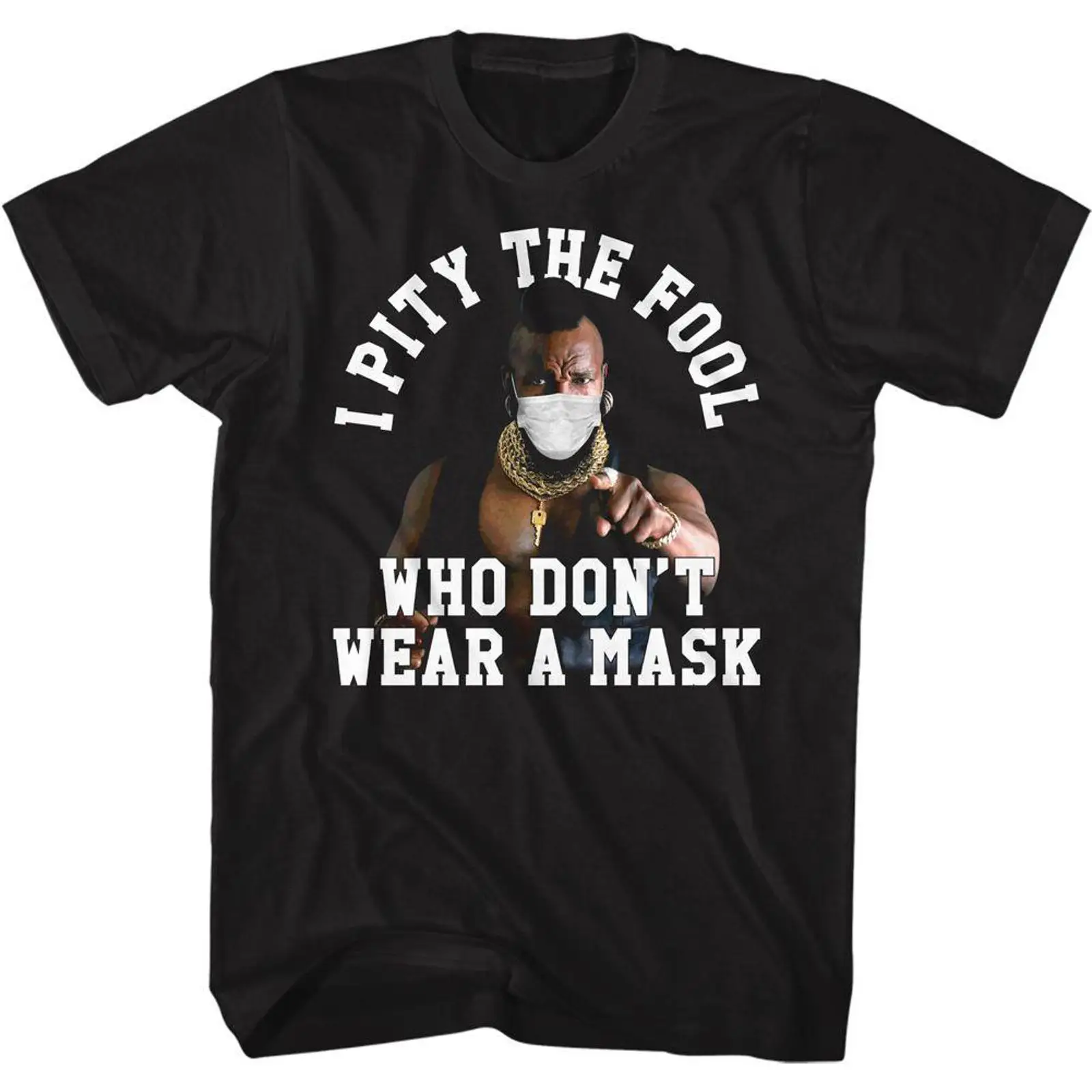 Vintage Fashion Icons - เสื้อยืด Mr T Pity The Fool