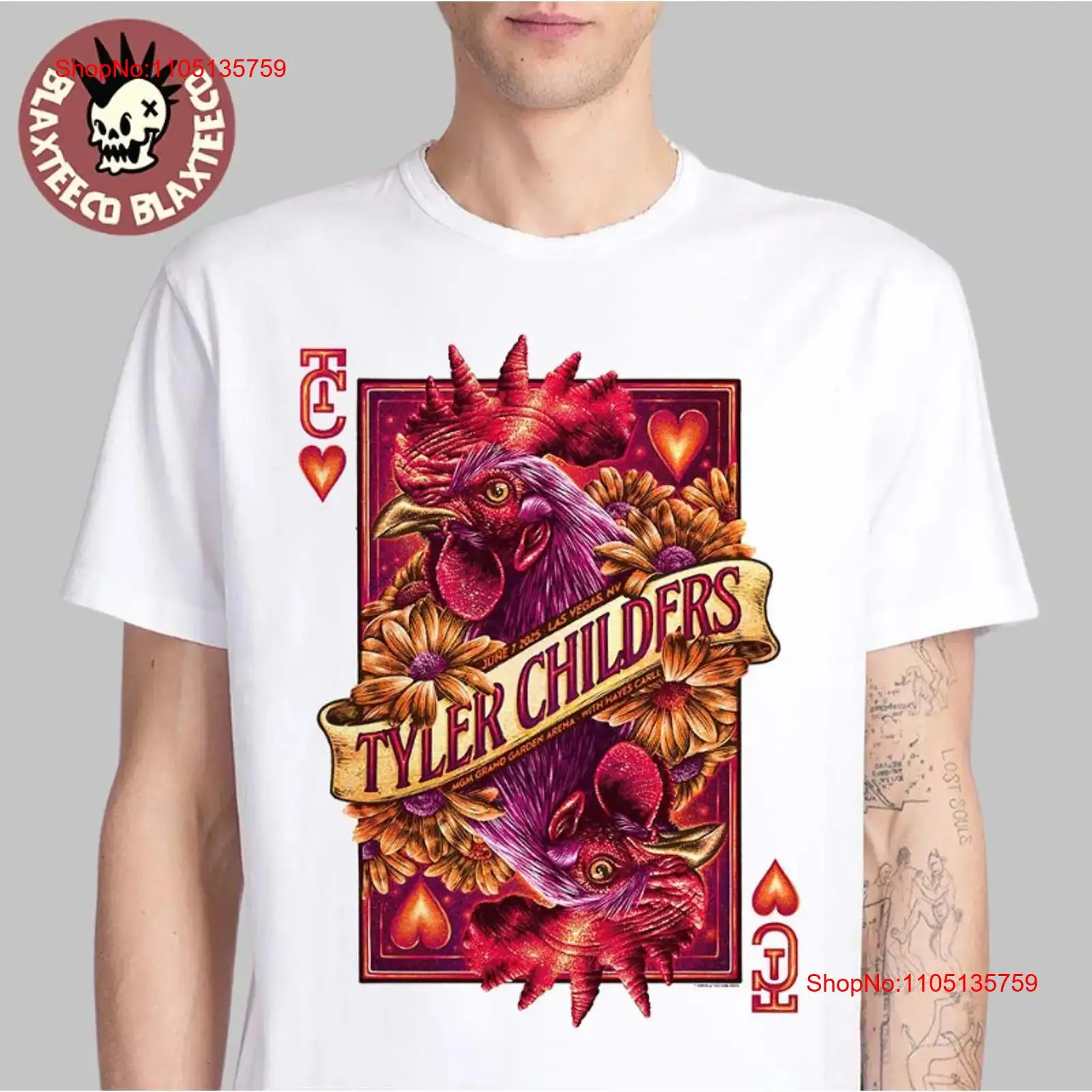 Vintage Fashion Las Vegas - เสื้อยืด Tyler Childers คอนเสิร์ตลาสเวกัส เนวาดา 2025
