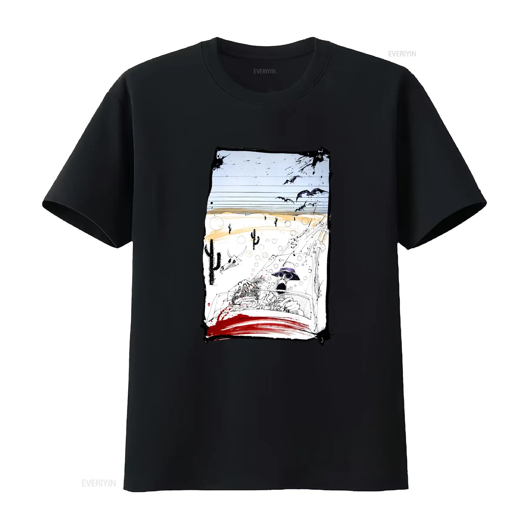 Vintage Fashion Las Vegas - เสื้อยืดลายกราฟิก Fear And Loathing In Las