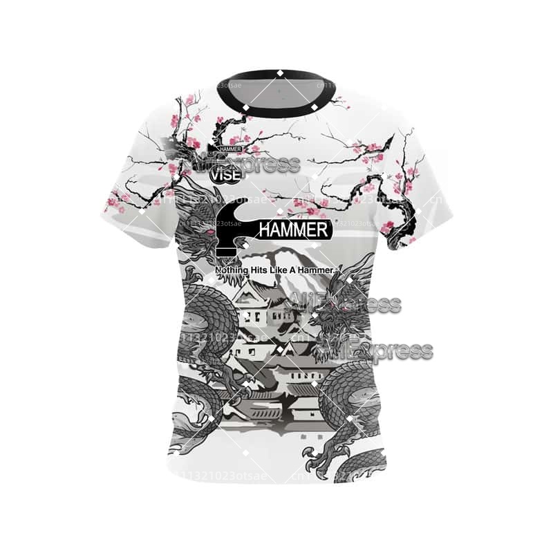 เสื้อกีฬาโบว์ลิ่งพิมพ์ลายสำหรั - Bowling Shirt Camp บทวิจารณ์และราคา