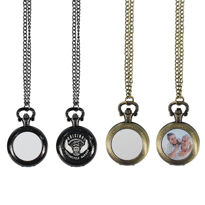 สร้อยคอจี้นาฬิกาพกโลหะวินเทจแบ - Vintage Fashion Jewelry Necklaces บทวิจารณ์และราคา