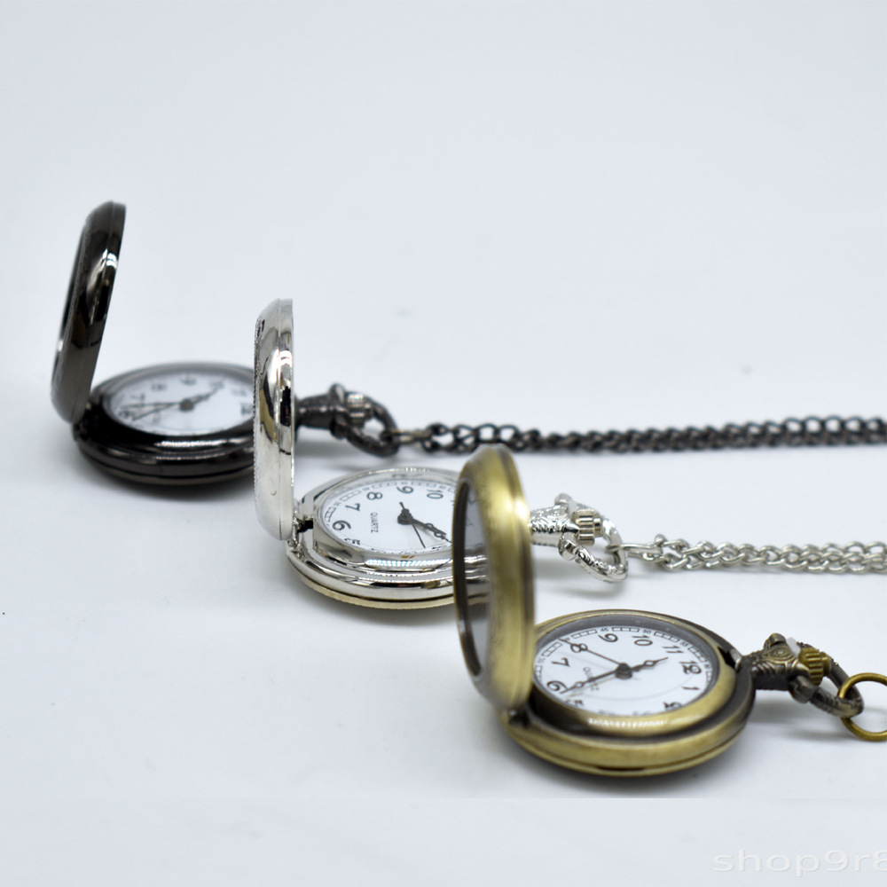 สร้อยคอจี้นาฬิกาพกโลหะวินเทจแบ - Vintage Fashion Jewelry Necklaces บทวิจารณ์และราคา