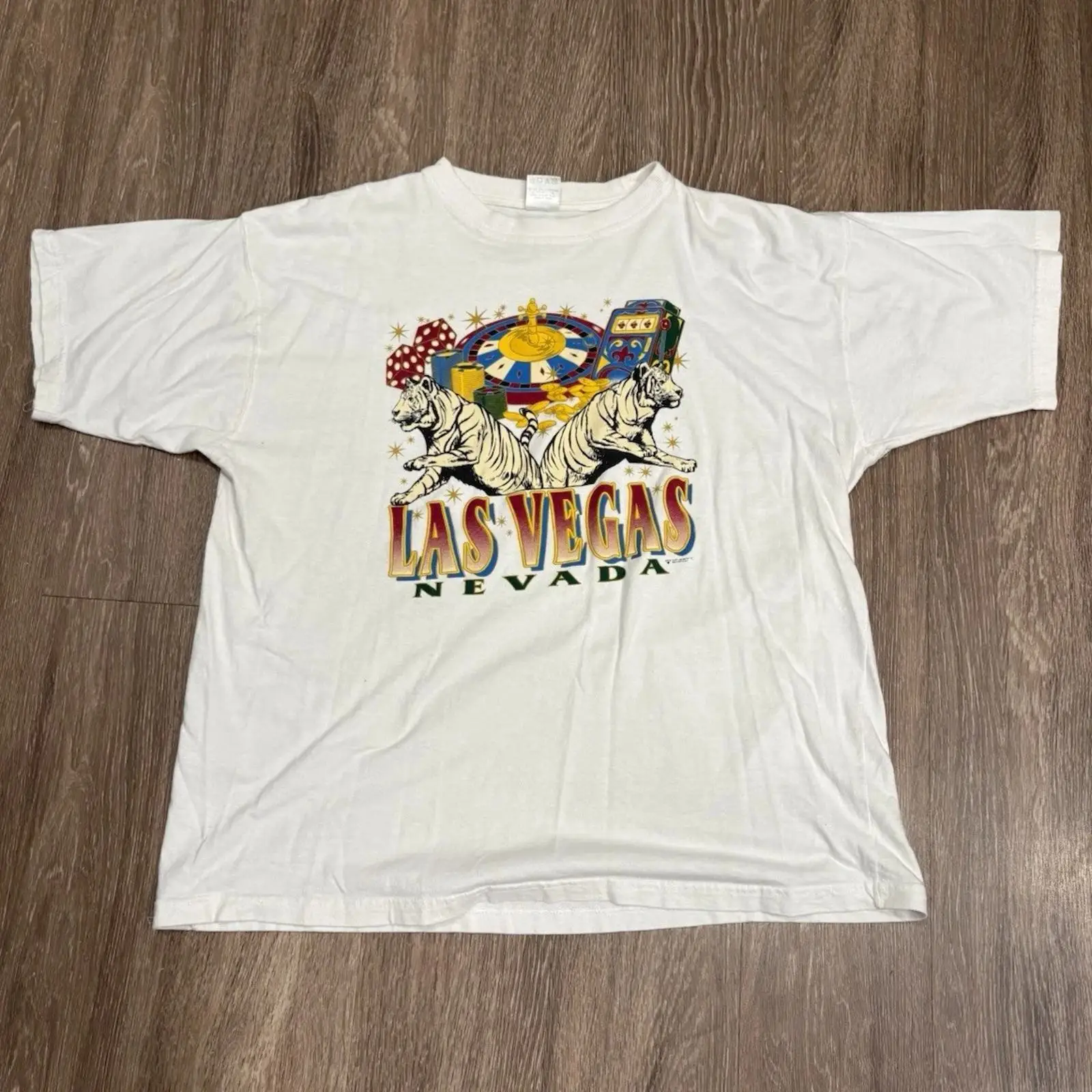 เสื้อยืดลายเสือคาสิโนลาสเวกัสส - Vintage Fashion Las Vegas บทวิจารณ์และราคา