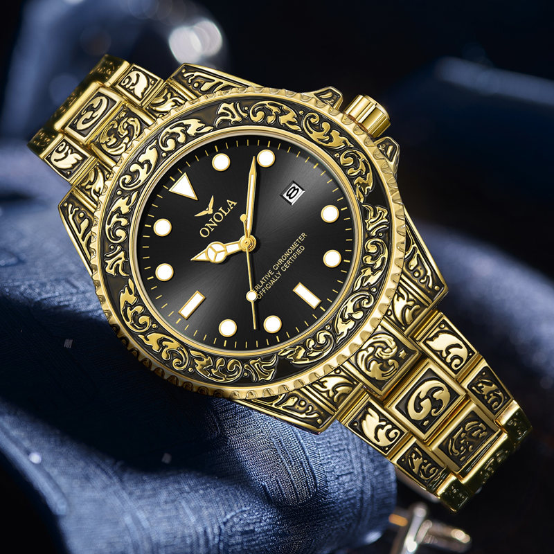 ONOLA ยี่ห้อ vintage นาฬิกาผู้ - Vintage Fashion Complete บทวิจารณ์และราคา