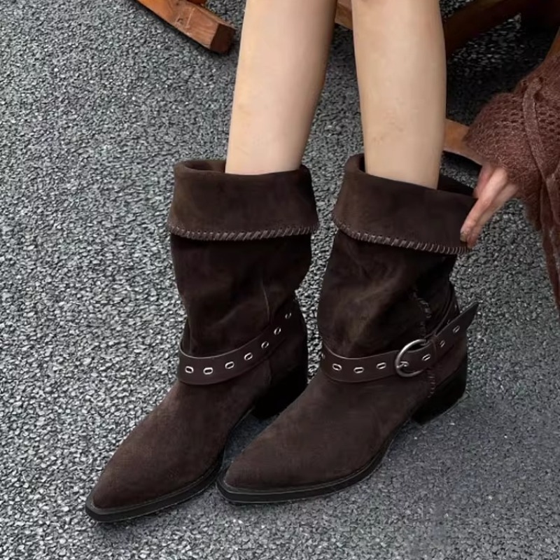 รองเท้าบูทผู้หญิงแฟชั่นสไตล์วิ - Vintage Fashion In 2026 บทวิจารณ์และราคา
