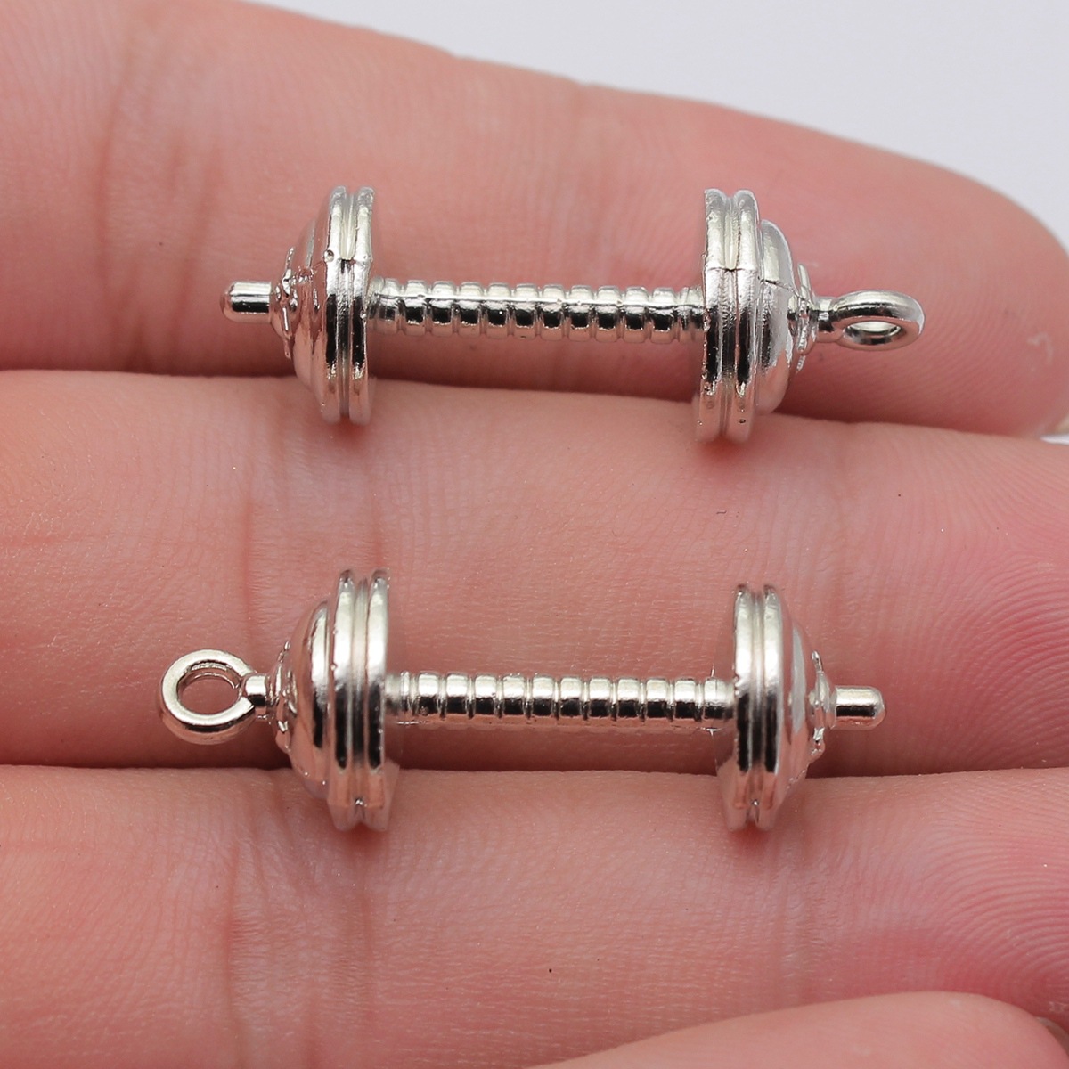 จี้โลหะผสมสังกะสีรูปดัมเบลสำหร - Vintage Fashion Jewelry Necklaces บทวิจารณ์และราคา