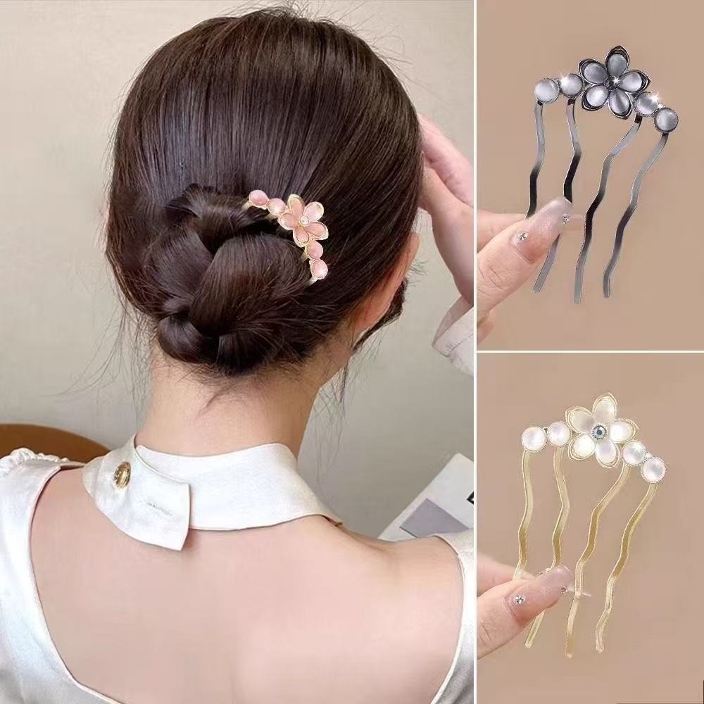 1/3 ชิ้น กิ๊บติดผมโลหะประดับมุ - Vintage Fashion Ads บทวิจารณ์และราคา