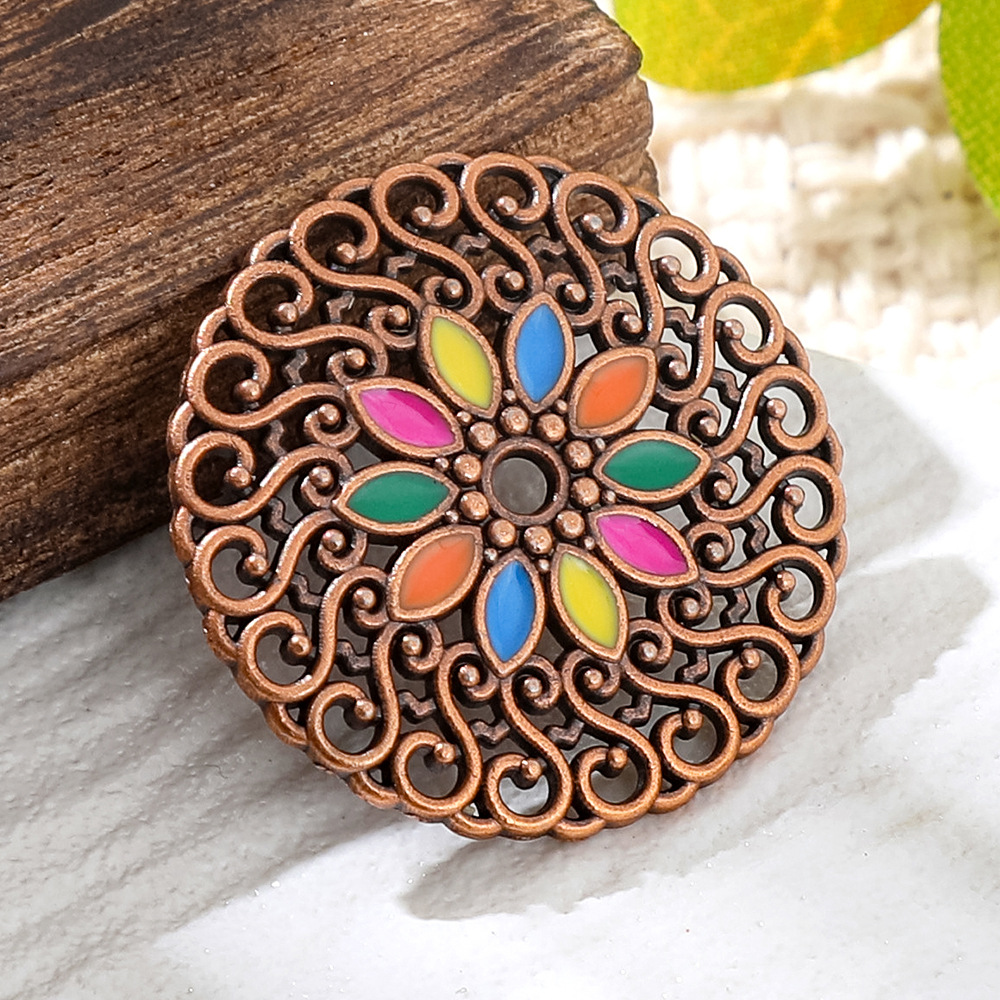 จี้ทองแดงโบราณเคลือบสีบรอนซ์ทร - Vintage Fashion Jewelry Necklaces บทวิจารณ์และราคา