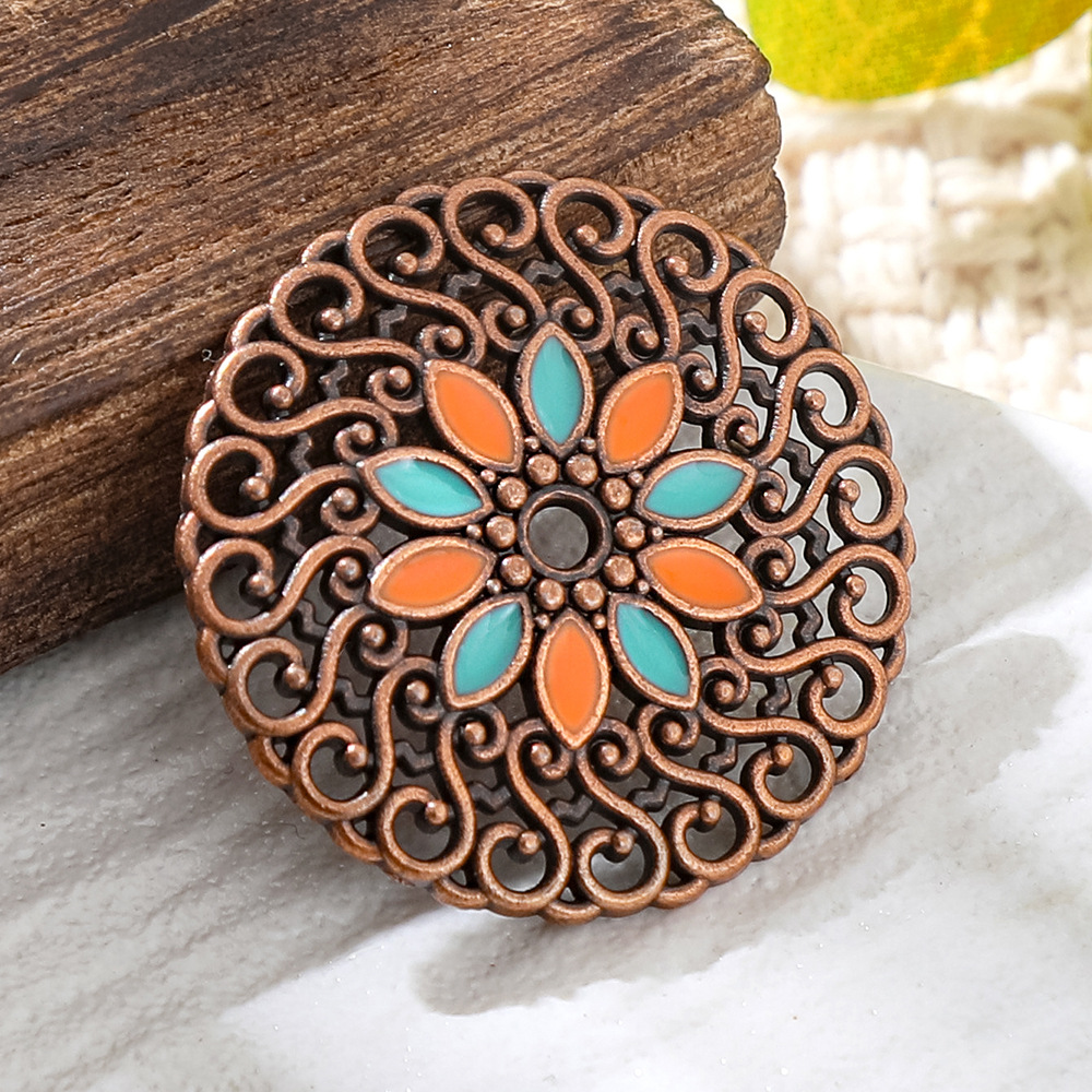 จี้ทองแดงโบราณเคลือบสีบรอนซ์ทร - Vintage Fashion Jewelry Necklaces บทวิจารณ์และราคา