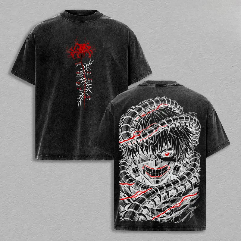 เสื้อยืดลายการ์ตูนคานาเกะ เคน  - Vintage Fashion Tokyo บทวิจารณ์และราคา